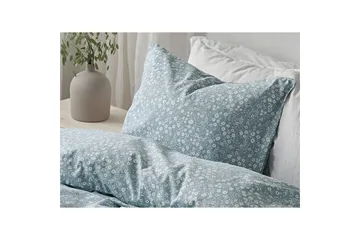 Dynetrekksett Enkeltseng 2-Dels Hedda - Blå - Tekstiler & tepper - Sengetøy - Sengesett - Dynetrekksett enkeltseng