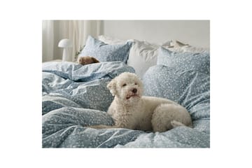 Dynetrekksett Enkeltseng 2-Dels Hedda - Blå - Tekstiler & tepper - Sengetøy - Sengesett