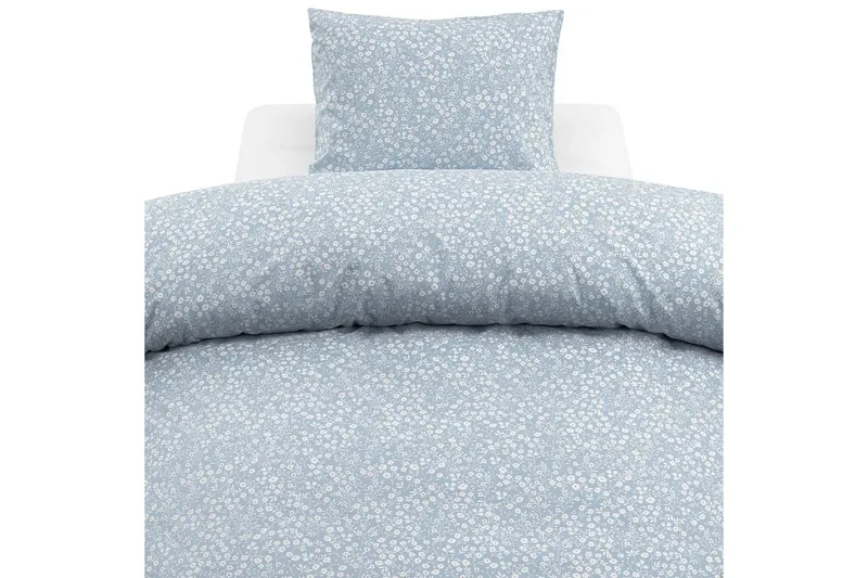 Dynetrekksett Enkeltseng 2-Dels Hedda, Blå