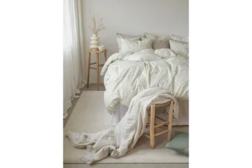 Dynetrekksett Enkeltseng 2-Dels Hedda - Grønn - Tekstiler & tepper - Sengetøy - Sengesett