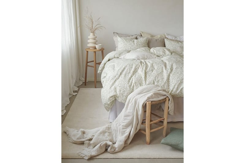 Dynetrekksett Enkeltseng 2-Dels Hedda - Grønn - Tekstiler & tepper - Sengetøy - Sengesett