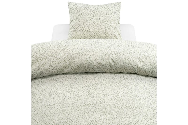 Dynetrekksett Enkeltseng 2-Dels Hedda - Grønn - Tekstiler & tepper - Sengetøy - Sengesett