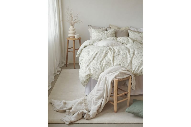 Dynetrekksett Enkeltseng 2-Dels Hedda - Grønn - Tekstiler & tepper - Sengetøy - Sengesett