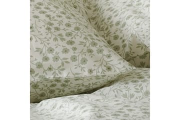 Dynetrekksett Enkeltseng 2-Dels Hedda - Grønn - Tekstiler & tepper - Sengetøy - Sengesett