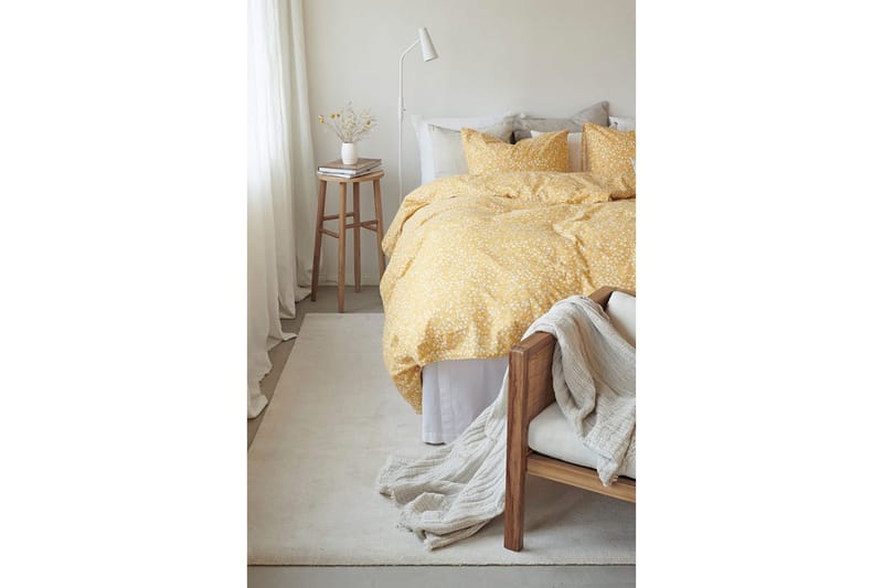 Dynetrekksett Enkeltseng 2-Dels Hedda - Gul - Tekstiler & tepper - Sengetøy - Sengesett