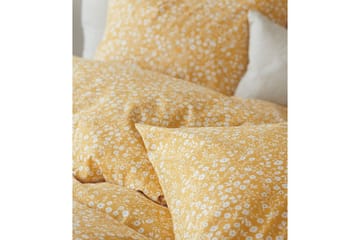 Dynetrekksett Enkeltseng 2-Dels Hedda - Gul - Tekstiler & tepper - Sengetøy - Sengesett