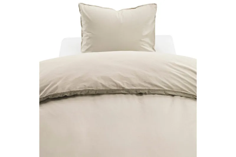 Dynetrekksett Enkeltseng 2-Dels Humble, Beige