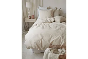 Dynetrekksett Enkeltseng 2-Dels Humble - Beige - Tekstiler & tepper - Sengetøy - Sengesett