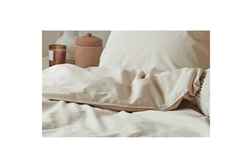 Dynetrekksett Enkeltseng 2-Dels Humble - Beige - Tekstiler & tepper - Sengetøy - Sengesett
