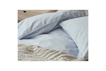 Dynetrekksett Enkeltseng 2-Dels Humble - Blå - Tekstiler & tepper - Sengetøy - Sengesett