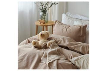 Dynetrekksett Enkeltseng 2-Dels Humble - Brun - Tekstiler & tepper - Sengetøy - Sengesett