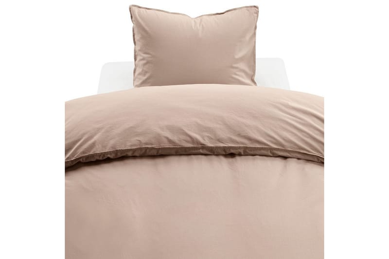 Dynetrekksett Enkeltseng 2-Dels Humble - Brun - Tekstiler & tepper - Sengetøy - Sengesett