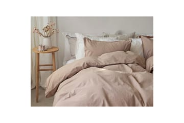 Dynetrekksett Enkeltseng 2-Dels Humble - Brun - Tekstiler & tepper - Sengetøy - Sengesett