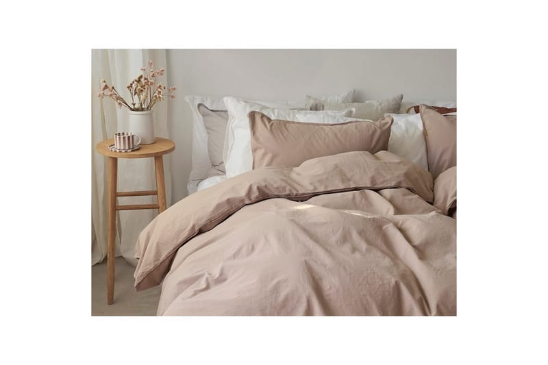 Dynetrekksett Enkeltseng 2-Dels Humble - Brun - Tekstiler & tepper - Sengetøy - Sengesett