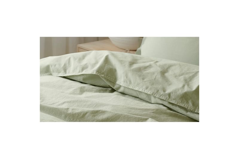 Dynetrekksett Enkeltseng 2-Dels Humble - Grønn - Tekstiler & tepper - Sengetøy - Sengesett