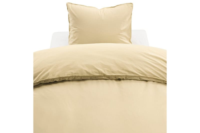 Dynetrekksett Enkeltseng 2-Dels Humble, Gul