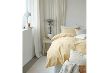 Dynetrekksett Enkeltseng 2-Dels Humble - Gul - Tekstiler & tepper - Sengetøy - Sengesett