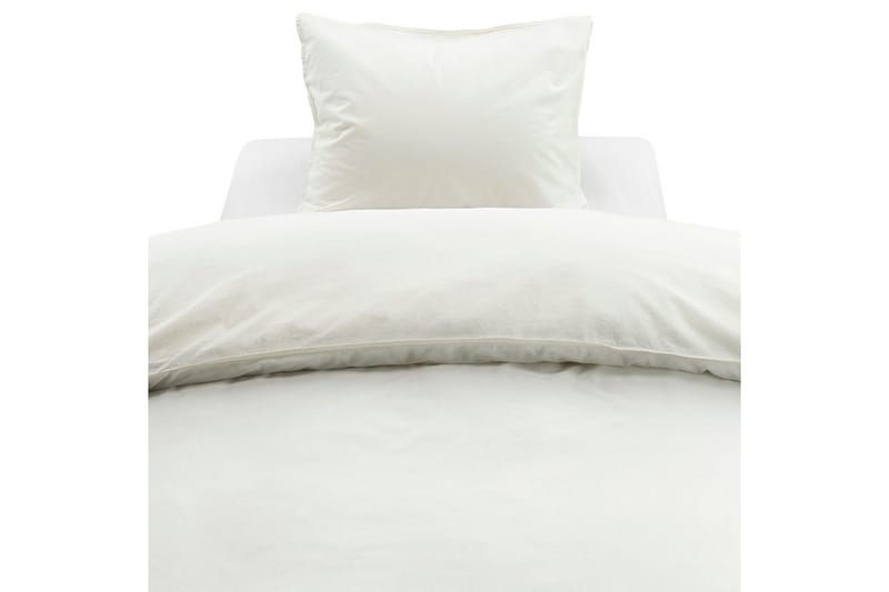 Dynetrekksett Enkeltseng 2-Dels Humble - Hvit - Tekstiler & tepper - Sengetøy - Sengesett