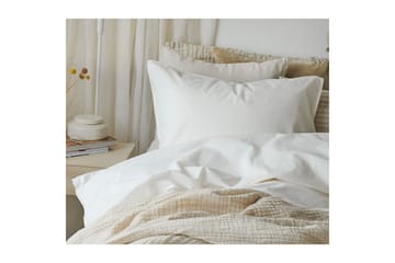 Dynetrekksett Enkeltseng 2-Dels Humble - Hvit - Tekstiler & tepper - Sengetøy - Sengesett