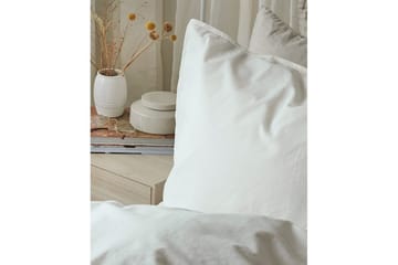 Dynetrekksett Enkeltseng 2-Dels Humble - Hvit - Tekstiler & tepper - Sengetøy - Sengesett