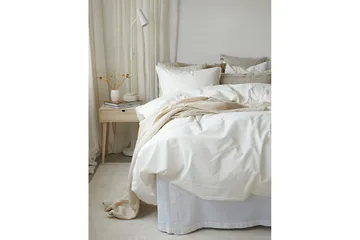 Dynetrekksett Enkeltseng 2-Dels Humble - Hvit - Tekstiler & tepper - Sengetøy - Sengesett