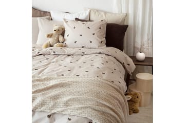 Dynetrekksett Enkeltseng 2-Dels Humla Sand - Tekstiler & tepper - Sengetøy - Sengesett