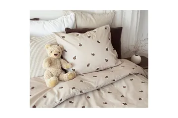 Dynetrekksett Enkeltseng 2-Dels Humla Sand - Tekstiler & tepper - Sengetøy - Sengesett