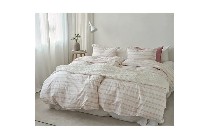 Dynetrekksett Enkeltseng 2-Dels Inka Rosa - Tekstiler & tepper - Sengetøy - Sengesett