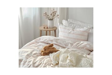 Dynetrekksett Enkeltseng 2-Dels Inka Rosa - Tekstiler & tepper - Sengetøy - Sengesett