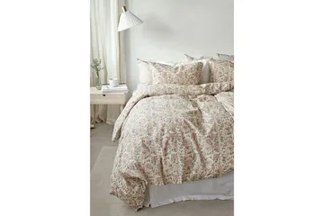 Dynetrekksett Enkeltseng 2-Dels Irma Flower Rosa - Tekstiler & tepper - Sengetøy - Sengesett