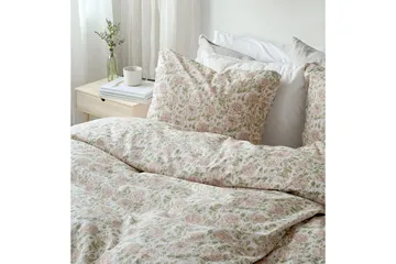 Dynetrekksett Enkeltseng 2-Dels Irma Flower Rosa - Tekstiler & tepper - Sengetøy - Sengesett