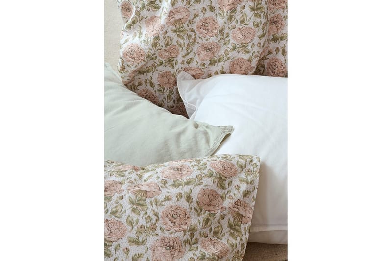 Dynetrekksett Enkeltseng 2-Dels Irma Flower Rosa - Tekstiler & tepper - Sengetøy - Sengesett