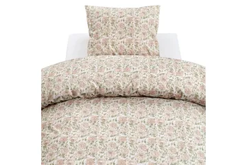 Dynetrekksett Enkeltseng 2-Dels Irma Flower Rosa - Tekstiler & tepper - Sengetøy - Sengesett