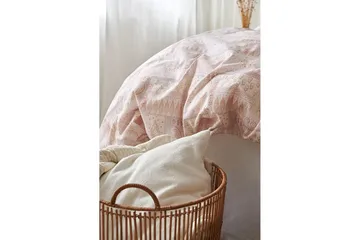 Dynetrekksett Enkeltseng 2-Dels Jasmine Fersken - Tekstiler & tepper - Sengetøy - Sengesett