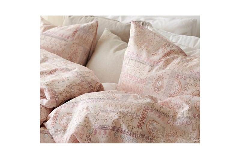 Dynetrekksett Enkeltseng 2-Dels Jasmine Fersken - Tekstiler & tepper - Sengetøy - Sengesett