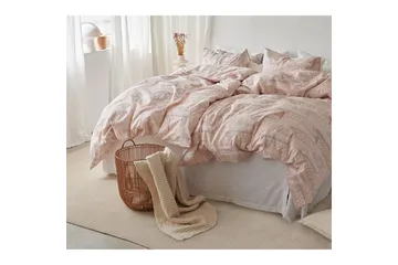 Dynetrekksett Enkeltseng 2-Dels Jasmine Fersken - Tekstiler & tepper - Sengetøy - Dyne