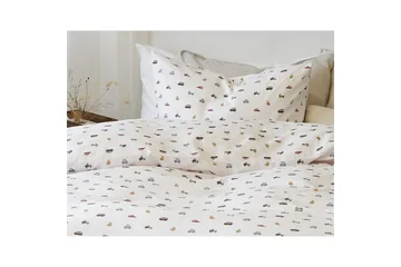 Dynetrekksett Enkeltseng 2-Dels John Beige - Tekstiler & tepper - Sengetøy - Sengesett