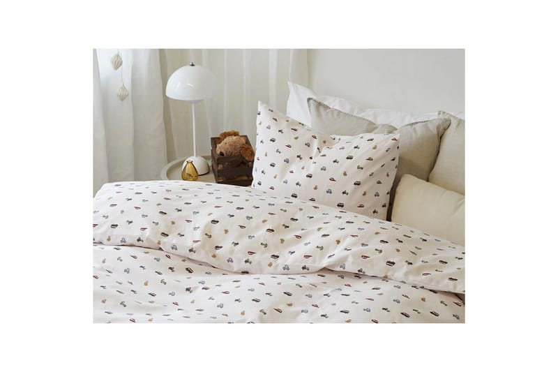 Dynetrekksett Enkeltseng 2-Dels John Beige - Tekstiler & tepper - Sengetøy - Sengesett