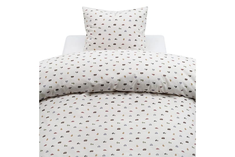 Dynetrekksett Enkeltseng 2-Dels John Beige