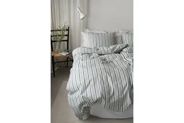 Dynetrekksett Enkeltseng 2-dels Sunnan Rand - Grønn - Tekstiler & tepper - Sengetøy - Sengesett