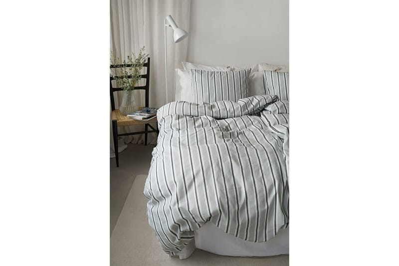 Dynetrekksett Enkeltseng 2-dels Sunnan Rand - Grønn - Tekstiler & tepper - Sengetøy - Sengesett