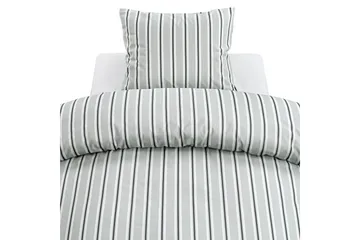 Dynetrekksett Enkeltseng 2-dels Sunnan Rand - Grønn - Tekstiler & tepper - Sengetøy - Sengesett