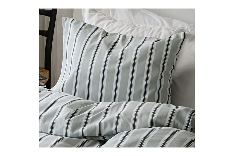 Dynetrekksett Enkeltseng 2-dels Sunnan Rand - Grønn - Tekstiler & tepper - Sengetøy - Sengesett