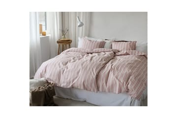 Dynetrekksett Enkeltseng 2-dels Sunnan Rand - Rosa - Tekstiler & tepper - Sengetøy - Sengesett