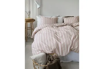 Dynetrekksett Enkeltseng 2-dels Sunnan Rand - Rosa - Tekstiler & tepper - Sengetøy - Sengesett