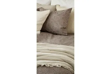 Dynetrekksett Enkeltseng 2-dels Sylvi - Brun - Tekstiler & tepper - Sengetøy - Sengesett