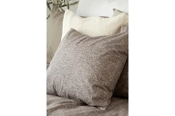 Dynetrekksett Enkeltseng 2-dels Sylvi - Brun - Tekstiler & tepper - Sengetøy - Sengesett