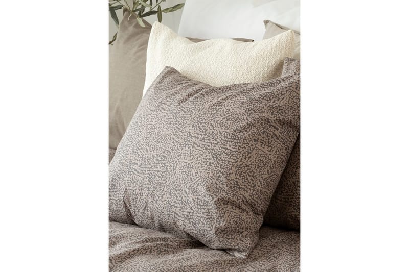 Dynetrekksett Enkeltseng 2-dels Sylvi - Brun - Tekstiler & tepper - Sengetøy - Sengesett