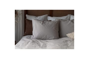 Dynetrekksett Enkeltseng 2-dels Thelma Stripe - Brun - Tekstiler & tepper - Sengetøy - Sengesett