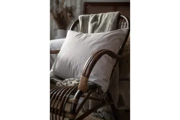 Dynetrekksett Enkeltseng 2-dels Thelma Stripe - Brun - Tekstiler & tepper - Sengetøy - Sengesett